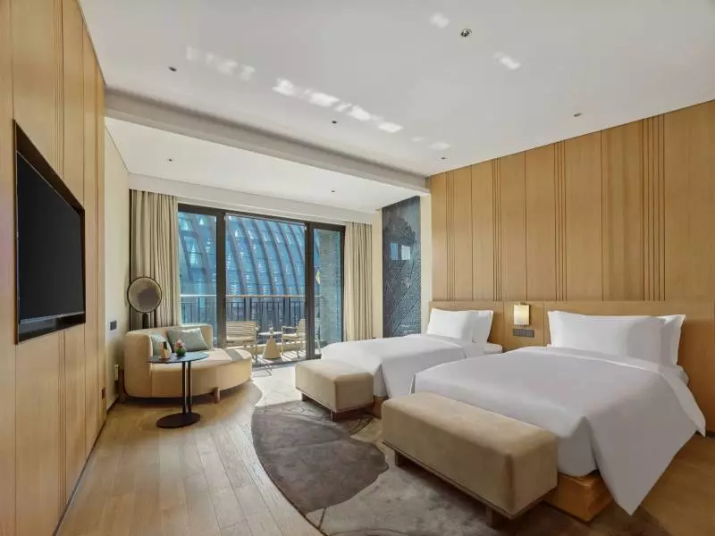 garrya huzhou lucun serene twin room